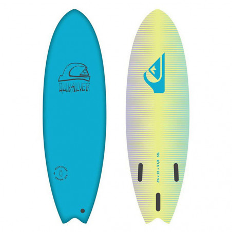 Surf Mousse Quiksilver SOFT BAT Bleu 6.6