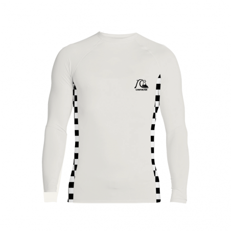 Lycra Quiksilver Arch manches longues blanc