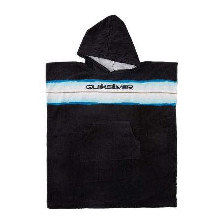 PONCHO JUNIOR QUIKSILVER BLACK BLUE TU