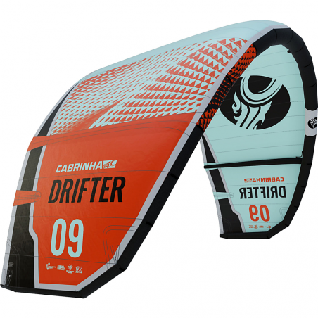 Aile de kitesurf Cabrinha Drifter 2022 Teal/Red