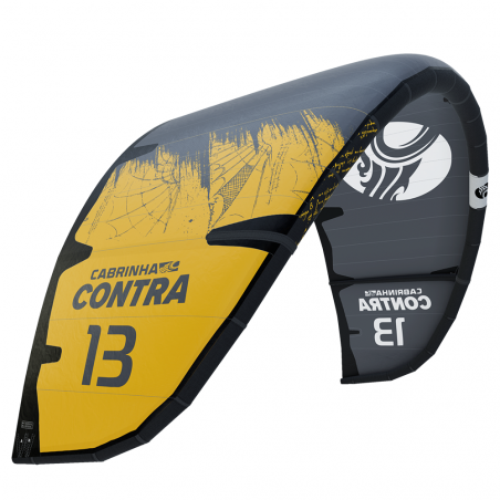 AILE DE KITESURF CABRINHA CONTRA GRIS/JAUNE 2023