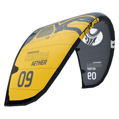 AILE DE KITESURF CABRINHA CONTRA AETHER GRIS/JAUNE 2023