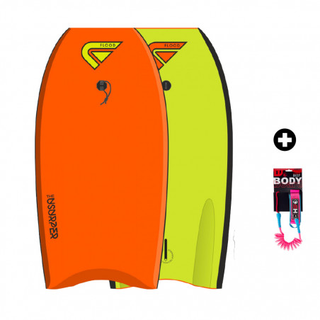 BODYBOARD FLOOD USURPER ORANGE/VERT 42" 42