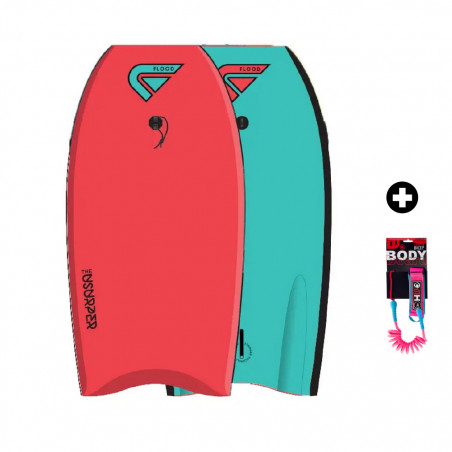 BODYBOARD FLOOD USURPER ROUGE/BLEU 41