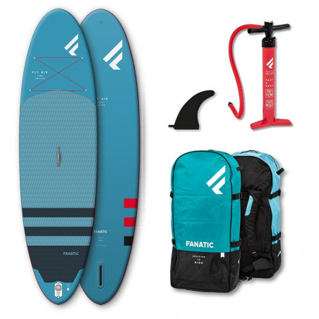 PADDLE GONFLABLE FANATIC FLY AIR PURE 9.8 SAC+POMPE