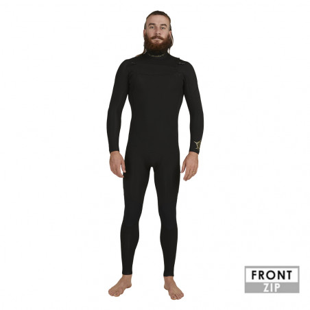 COMBINAISON QUIKSILVER EVERYDAY SESSIONS MW 4/3 FRONTZIP NOIR