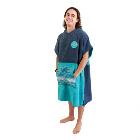 PONCHO SOORUZ PUNCH MICROFIBRE BLEU