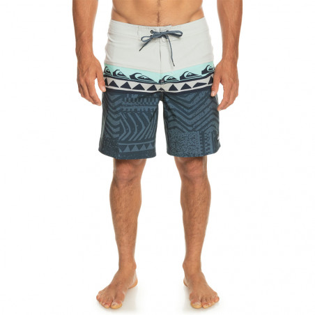 BOARDSHORT QUIKSILVER SURF SILK GRIS/BLEU