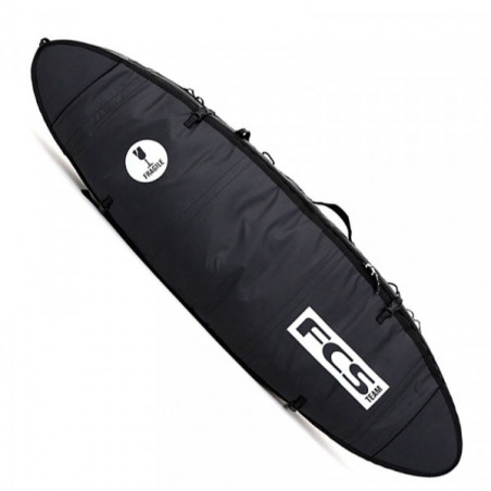 HOUSSE DE SURF FCS TEAM 5 ALL PURPOSE TRAVEL NOIR/GRIS 6.7