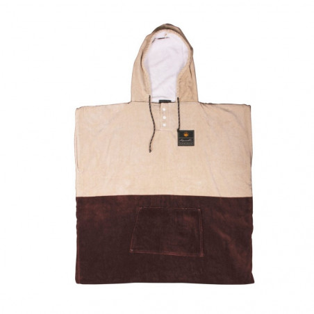 PONCHO LIQUID FORCE BLOCK CHANGER MARRON/BEIGE 