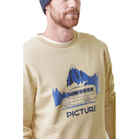 SWEAT PICTURE COASTLIFE CREW CREME