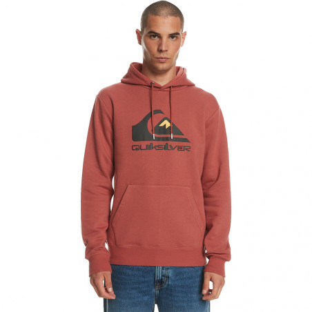 SWEAT QUIKSILVER BIG LOGO ROUGE