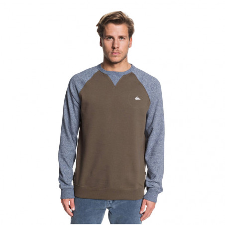 SWEAT QUIKSILVER EVERYDAY MARRON BLEU
