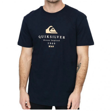 T-SHIRT QUIKSILVER FIRST FIRE NOIR