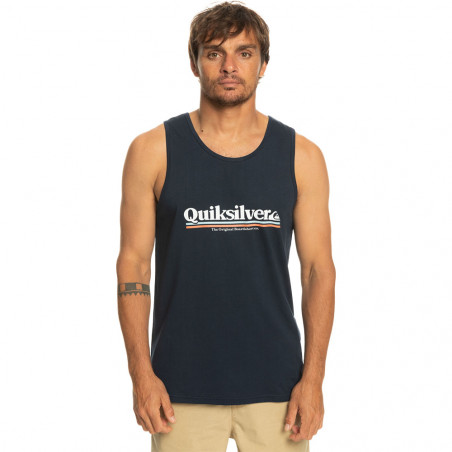 T-SHIRT SANS MANCHE QUIKSILVER BETWEEN THE LINES NAVY