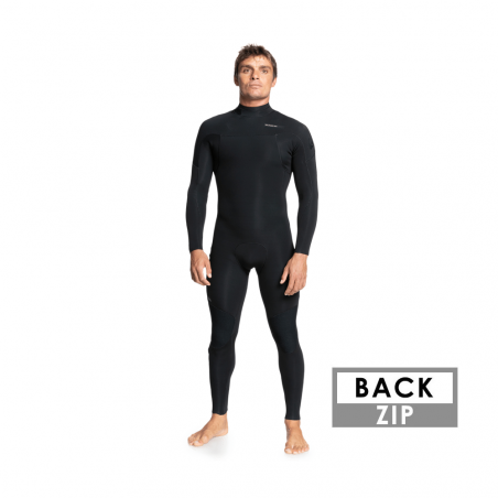 Combinaison Quiksilver Sessions 3 2 backzip noir