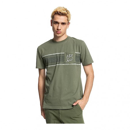 T-SHIRT OUESSANT QUIKSILVER HOMME KAKI
