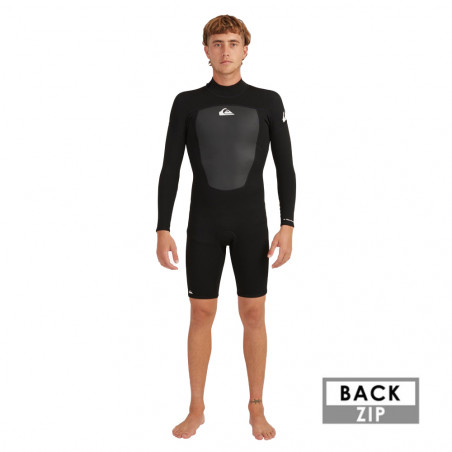 Shorty Quiksilver Prologue 2 2 backzip manches longues noir