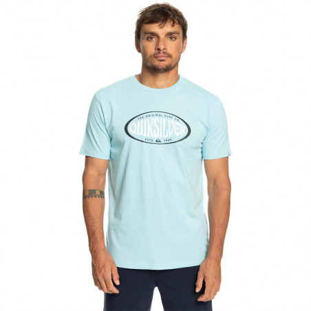 T-SHIRT QUIKSILVER INCIRCLES BLEU CIEL