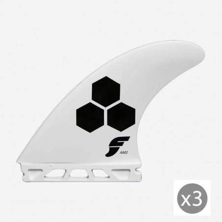 AILERONS SURF FUTURES FINS AM2 THERMOTECH LARGE SET DE 3 L (75-90kg)