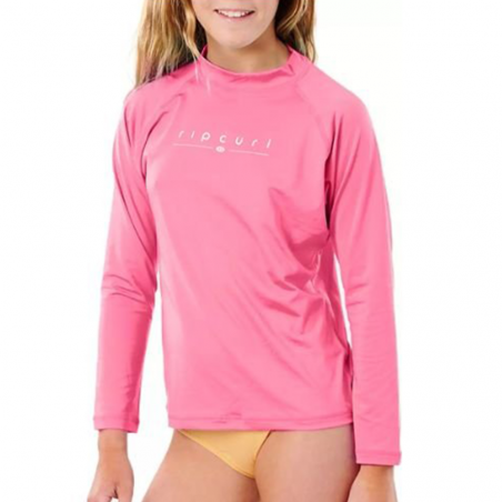 WETSHIRT RIP CURL GOLDEN RAYS JUNIOR ML 2022 PINK