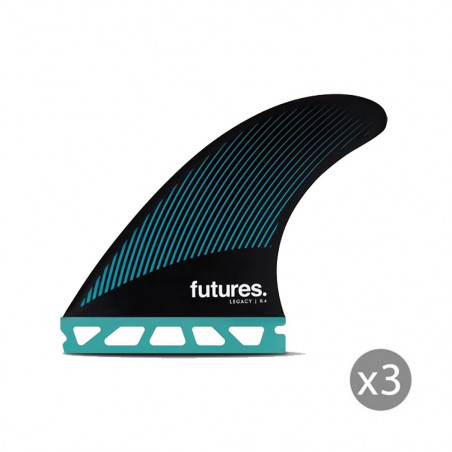 AILERONS SURF FUTURES FINS R4 HONEYCOMB SMALL SET DE 3 S (55-70kg)