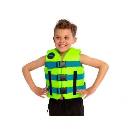 GILET ENFANT JOBE NYLON LIFE VEST VERT 