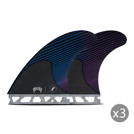 AILERONS SURF FUTURES FINS MAYHEM HONEYCOMB LARGE SET DE 3 L (75-90kg)