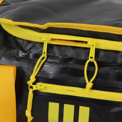 Sac de voyage étanche DUFFEL BAG 30L - HOWZIT NOIR-JAUNE