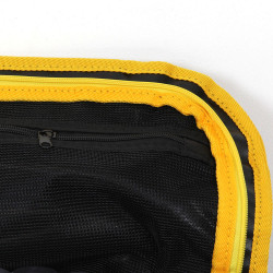 Sac de voyage étanche DUFFEL BAG 30L - HOWZIT NOIR-JAUNE
