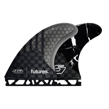 AILERON SURF FUTURES FINS HS1 GEN SERIES LARGE SET DE 3 L (75-90kg)