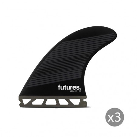 AILERONS SURF FUTURES FINS F8 HONEYCOMB LARGE SET DE 3 L (75-90kg)