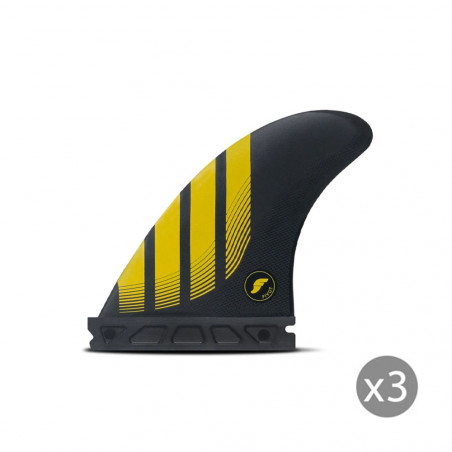AILERON SURF FUTURES FINS P4 ALPHA SMALL SET DE 3 S (55-70kg)
