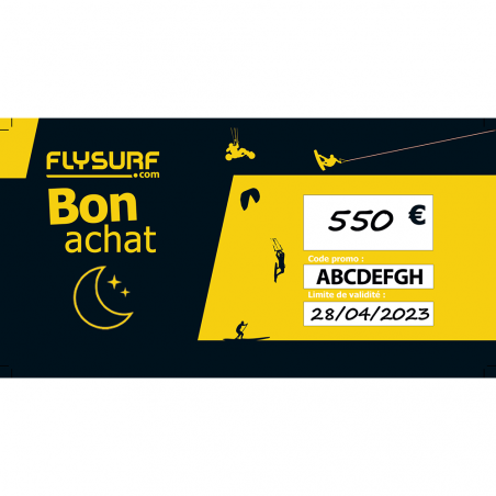 CHEQUE CADEAU 550 EUROS 