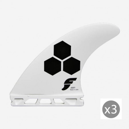 AILERONS SURF FUTURES FINS AM1 THERMOTECH MEDIUM SET DE 3 M (65-80kg)