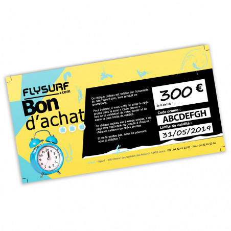 BON D ACHAT FLYSURF.COM 300 EUROS (PDF) 