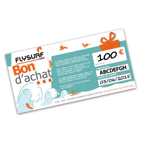 BON D ACHAT 100EUROS 