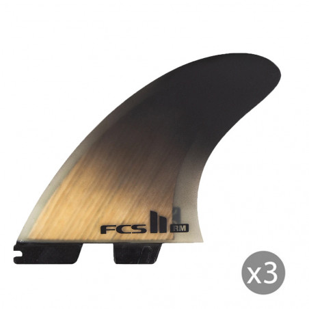 AILERONS FCS II ROB MACHADO PC X-LARGE SET DE 3 THRUSTER (3)
