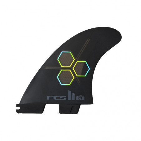 AILERONS SURF FCS II CHANNEL ISLAND UPRIGHT PERFORMER MEDIUM SET DE 3 M (65-80kg)