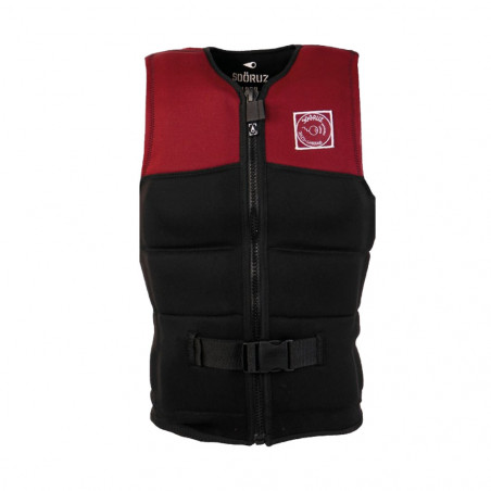 Impact Vest Sooruz Jules Charraud Pro Model Frontzip 2023 Wine