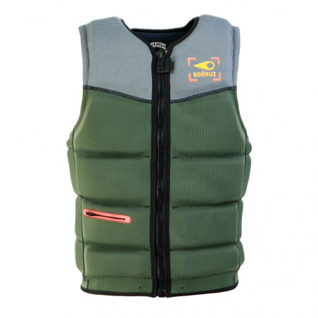 GILET IMPACT SOORUZ FRONTZIP WAKE DELUX ARMY
