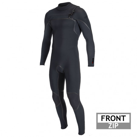 COMBINAISON O'NEILL HYPERFREAK FIRE 4/3 FRONTZIP NOIR