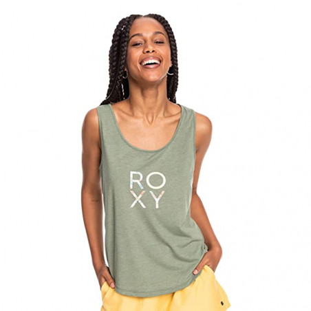 T-shirt sans manche Losing my mind vert Roxy