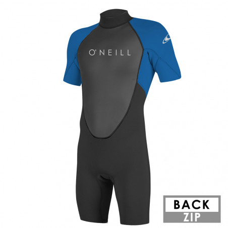 SHORTY ONEILL REACTOR II 2MM BACKZIP NOIR / BLEU 2023