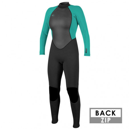 COMBINAISON ONEILL REACTOR II 3/2 BACK ZIP FEMME