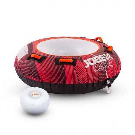 BOUEE TRACTEE JOBE CRUSHER TOWABLE ROUGE 1 PERSONNE 
