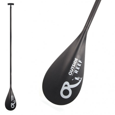 PAGAIE SUP OUTSIDE REEF XS WHITE CARBON 7.1