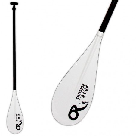 PAGAIE SUP OUTSIDE REEF SESSION WHITE CARBONE VARIO 7.5