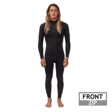 COMBINAISON VISSLA 7 SEAS 5/4 FRONTZIP NOIR