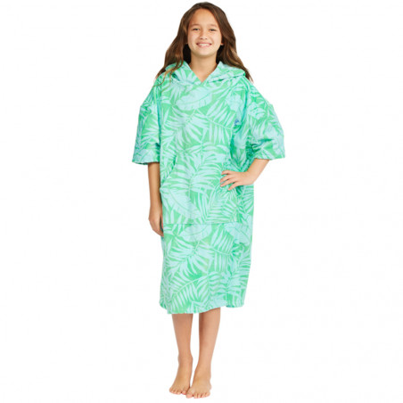 Poncho Enfant Billabong Hooded towel turquoise 
